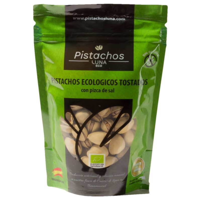 Pistacho Ecológico Tostado Gourmet pizca de sal de 0 5kg a 5kg